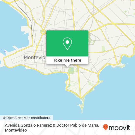 Avenida Gonzalo Ramírez & Doctor Pablo de María map