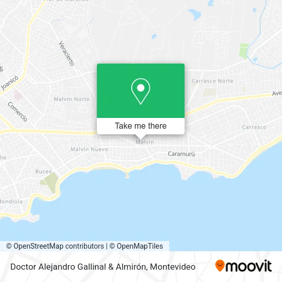 Doctor Alejandro Gallinal & Almirón map