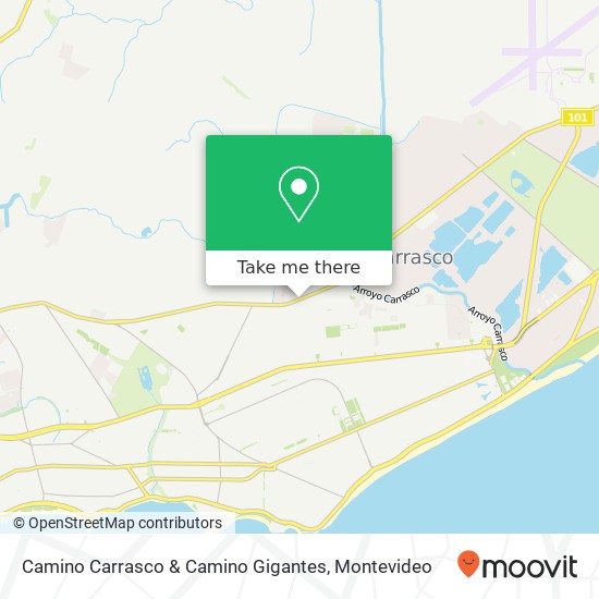 Mapa de Camino Carrasco & Camino Gigantes