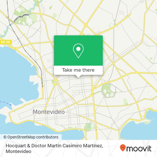 Hocquart & Doctor Martín Casimiro Martínez map