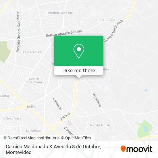 Camino Maldonado & Avenida 8 de Octubre map