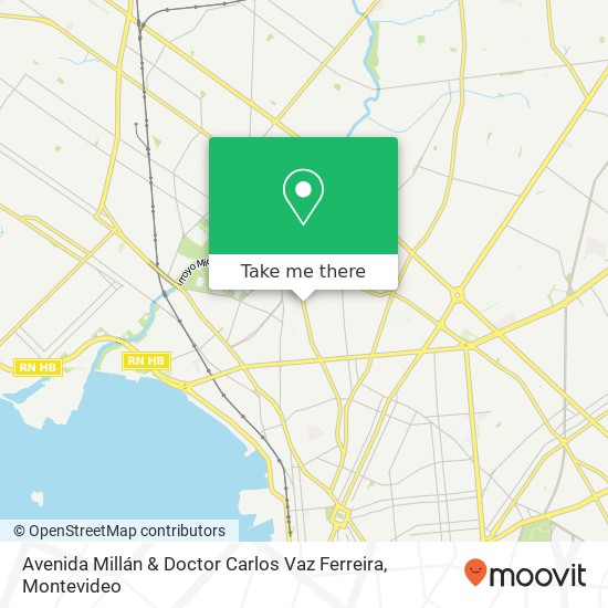 Avenida Millán & Doctor Carlos Vaz Ferreira map