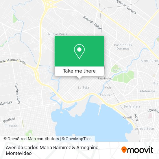 Avenida Carlos María Ramírez & Ameghino map