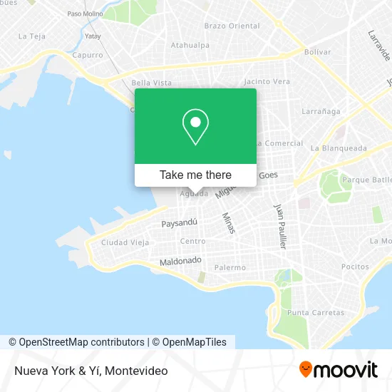 Mapa de Nueva York & Yí