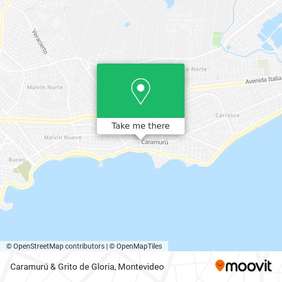 Caramurú & Grito de Gloria map