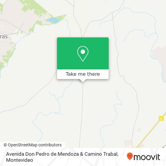 Mapa de Avenida Don Pedro de Mendoza & Camino Trabal