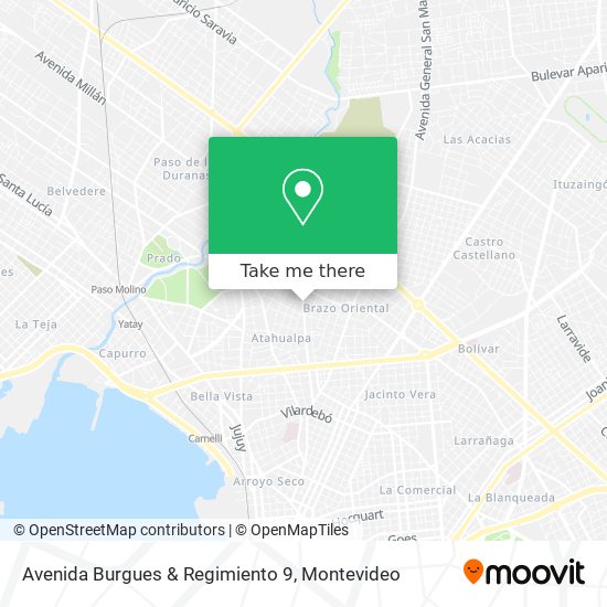Avenida Burgues & Regimiento 9 map
