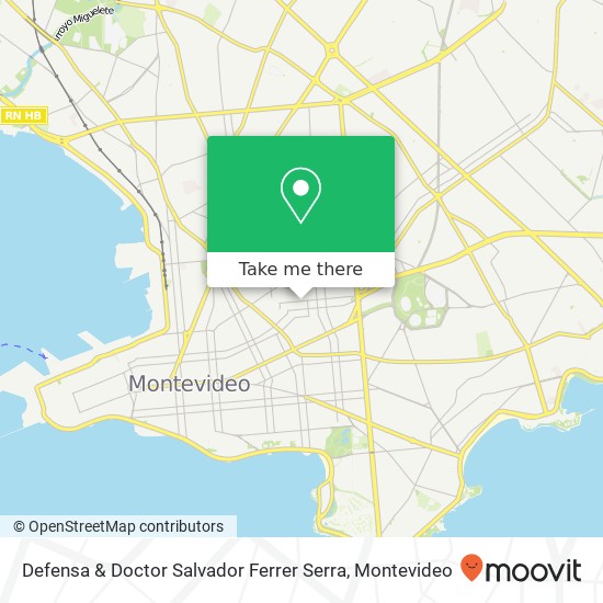 Defensa & Doctor Salvador Ferrer Serra map