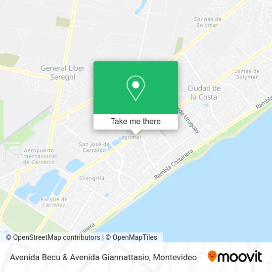 Mapa de Avenida Becu & Avenida Giannattasio