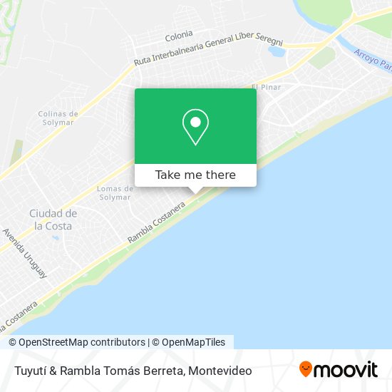 Tuyutí & Rambla Tomás Berreta map