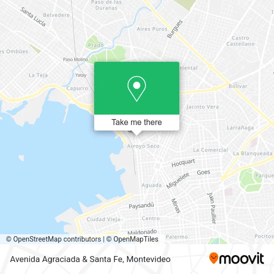 Mapa de Avenida Agraciada & Santa Fe