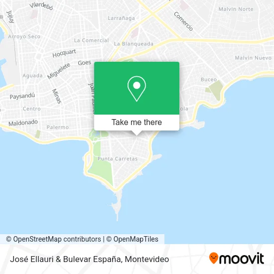 Mapa de José Ellauri & Bulevar España