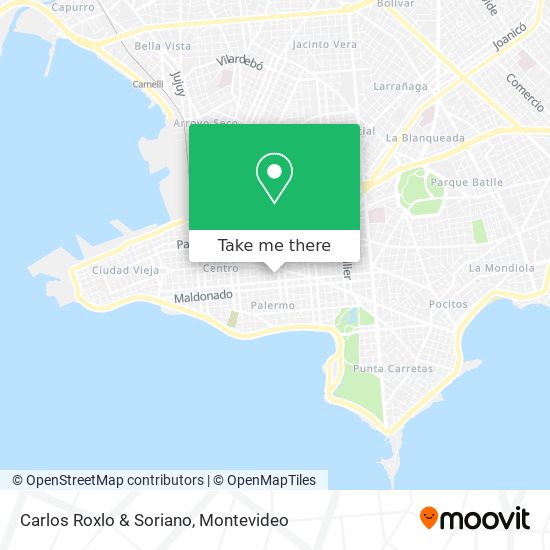 Mapa de Carlos Roxlo & Soriano