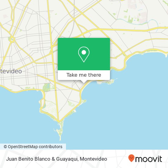 Juan Benito Blanco & Guayaqui map