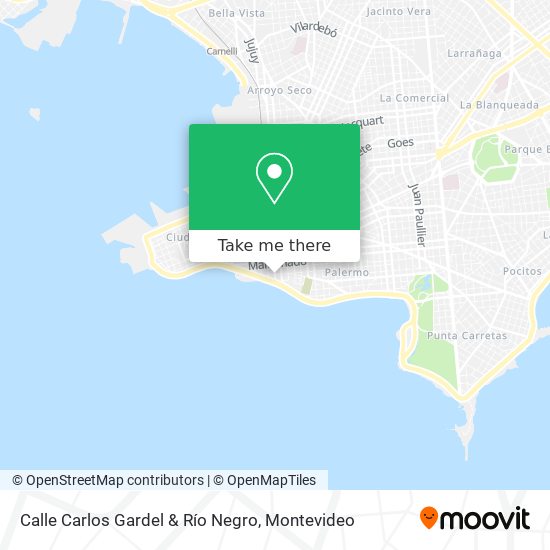 Mapa de Calle Carlos Gardel & Río Negro