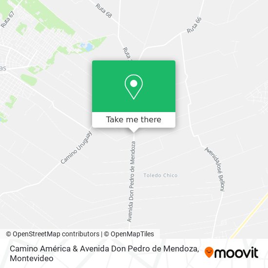 Camino América & Avenida Don Pedro de Mendoza map