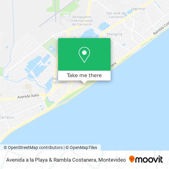 Avenida a la Playa & Rambla Costanera map