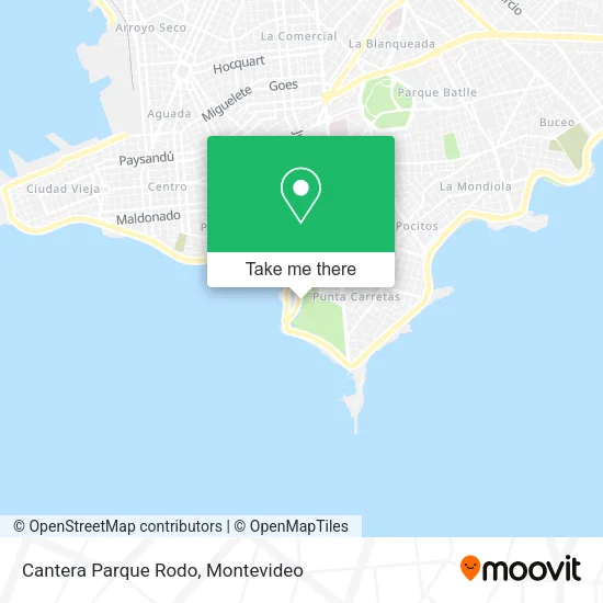 Cantera Parque Rodo map