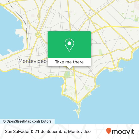 San Salvador & 21 de Setiembre map
