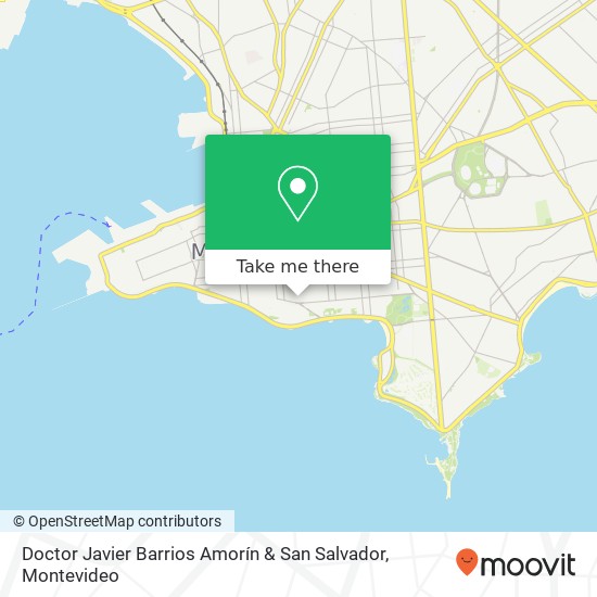Doctor Javier Barrios Amorín & San Salvador map