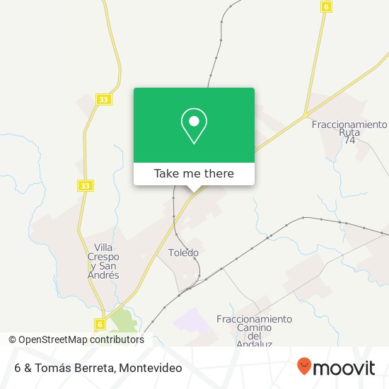 Mapa de 6 & Tomás Berreta