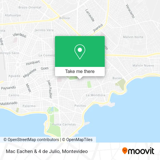 Mapa de Mac Eachen & 4 de Julio