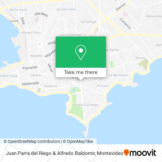 Juan Parra del Riego & Alfredo Baldomir map