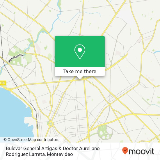 Bulevar General Artigas & Doctor Aureliano Rodriguez Larreta map