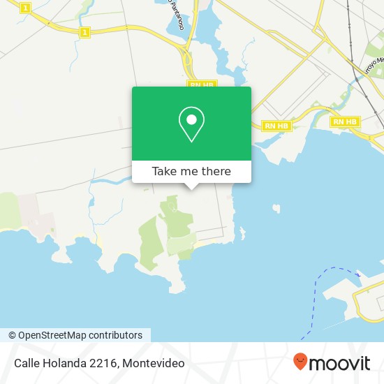 Mapa de Calle Holanda 2216