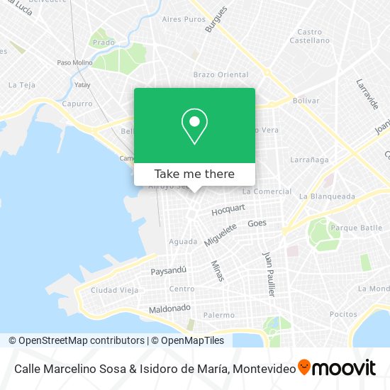 Calle Marcelino Sosa & Isidoro de María map