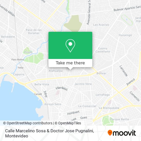 Mapa de Calle Marcelino Sosa & Doctor Jose Pugnalini