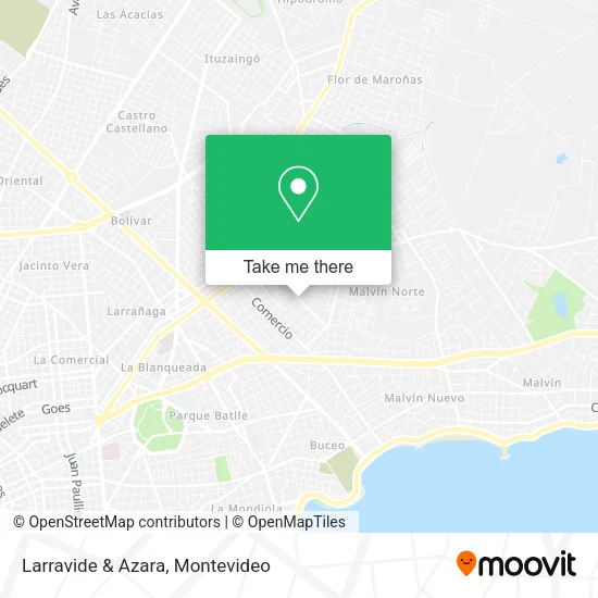 Mapa de Larravide & Azara