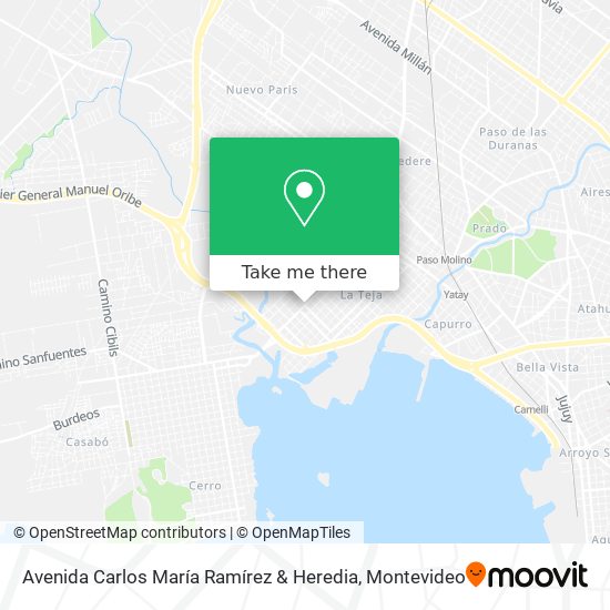 Avenida Carlos María Ramírez & Heredia map
