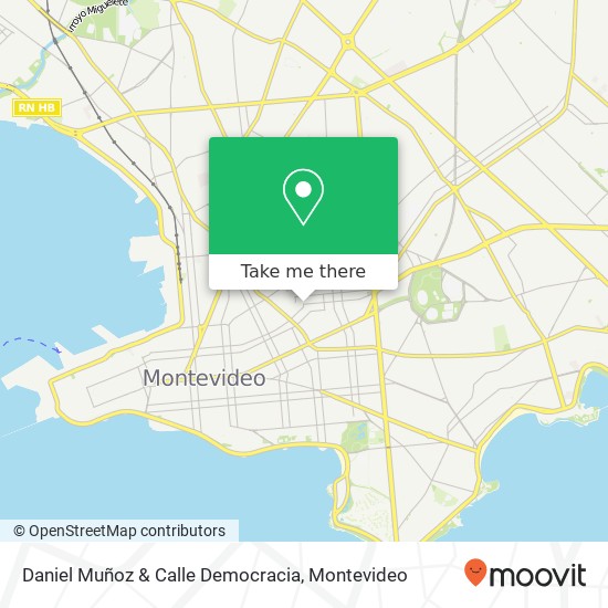 Daniel Muñoz & Calle Democracia map