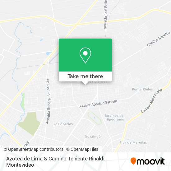 Azotea de Lima & Camino Teniente Rinaldi map