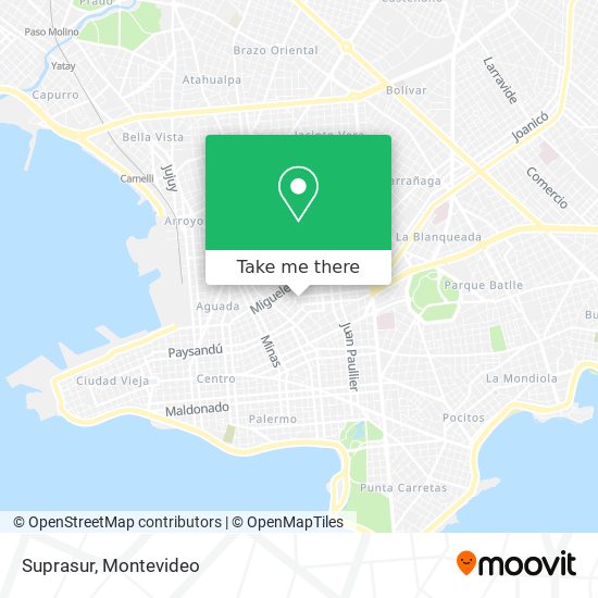 Mapa de Suprasur