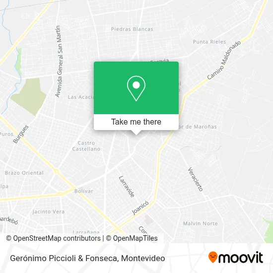 Gerónimo Piccioli & Fonseca map