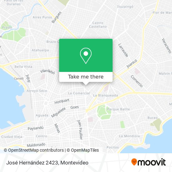 José Hernández 2423 map