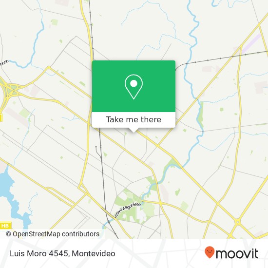 Luis Moro 4545 map