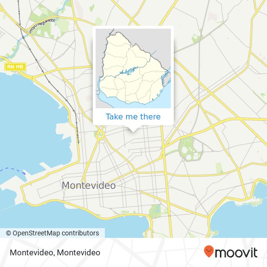 Montevideo map