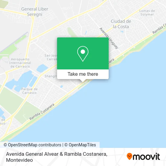 Mapa de Avenida General Alvear & Rambla Costanera