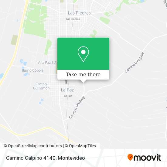 Mapa de Camino Calpino 4140
