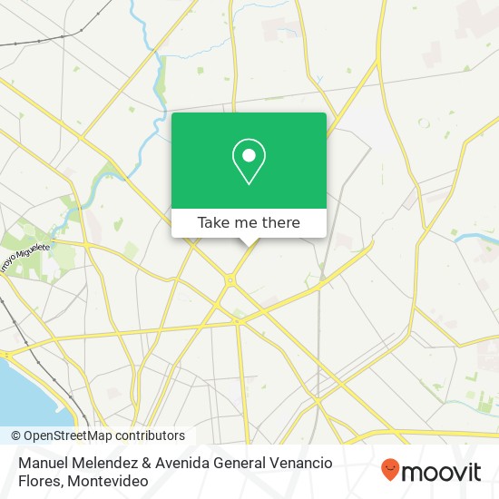 Manuel Melendez & Avenida General Venancio Flores map