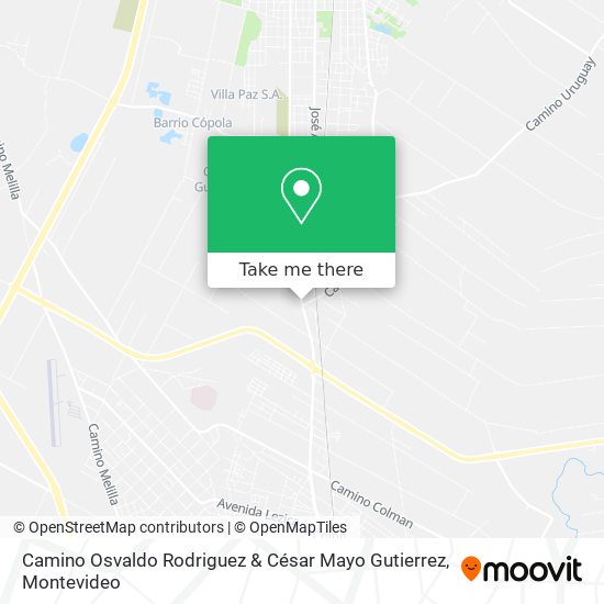Camino Osvaldo Rodriguez & César Mayo Gutierrez map
