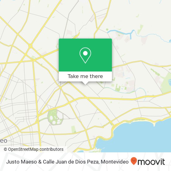 Mapa de Justo Maeso & Calle Juan de Dios Peza