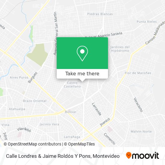 Mapa de Calle Londres & Jaime Roldós Y Pons