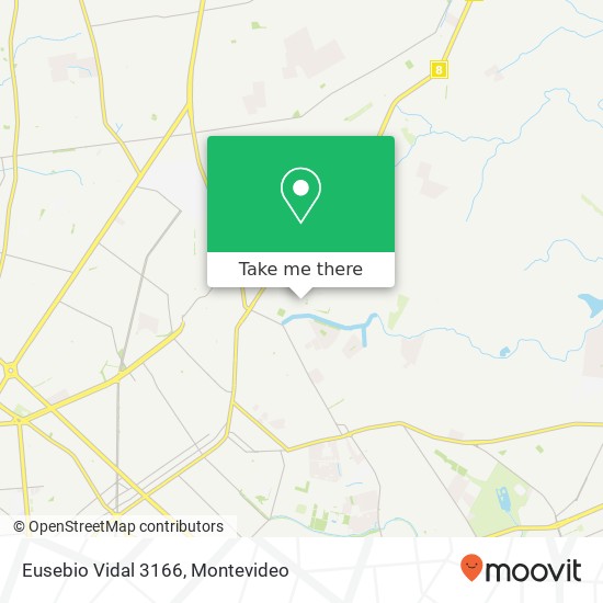 Eusebio Vidal 3166 map