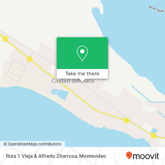 Ruta 1 Vieja & Alfredo Zitarrosa map