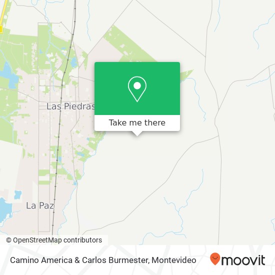 Camino America & Carlos Burmester map