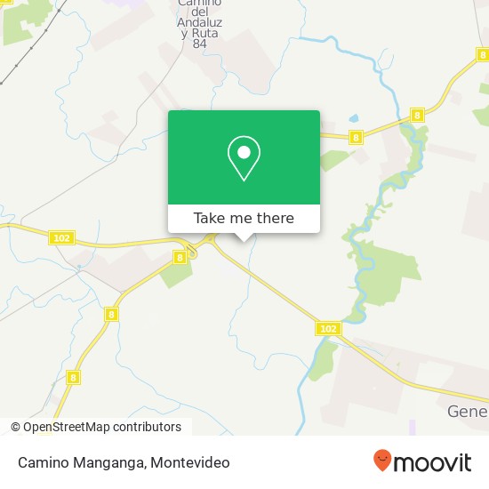 Camino Manganga map